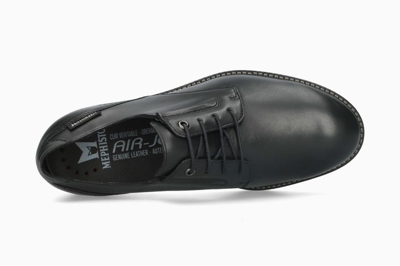 MEPHISTO FILIP | Men Business Shoes Black Leather Smooth