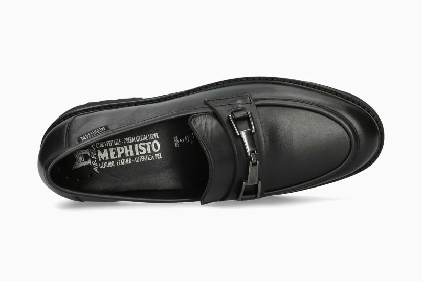 MEPHISTO SALVIA | Vrouwen Mocassins Zwart Leer Glad