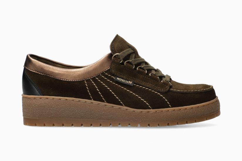 MEPHISTO LADY | Vrouwen Originals Groen Leer Velouwen
