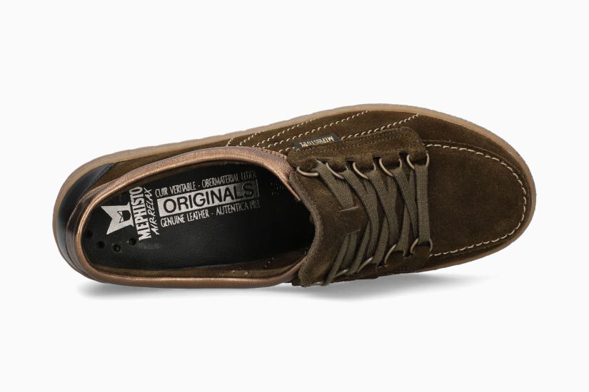MEPHISTO LADY | Vrouwen Originals Groen Leer Velouwen