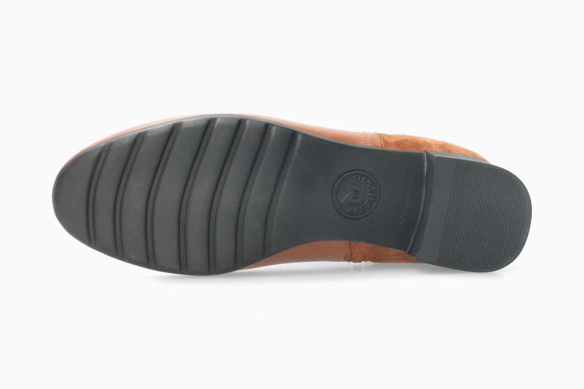 MEPHISTO GENNIFER | Mujer Botas De Tacon Marron Cuero Liso