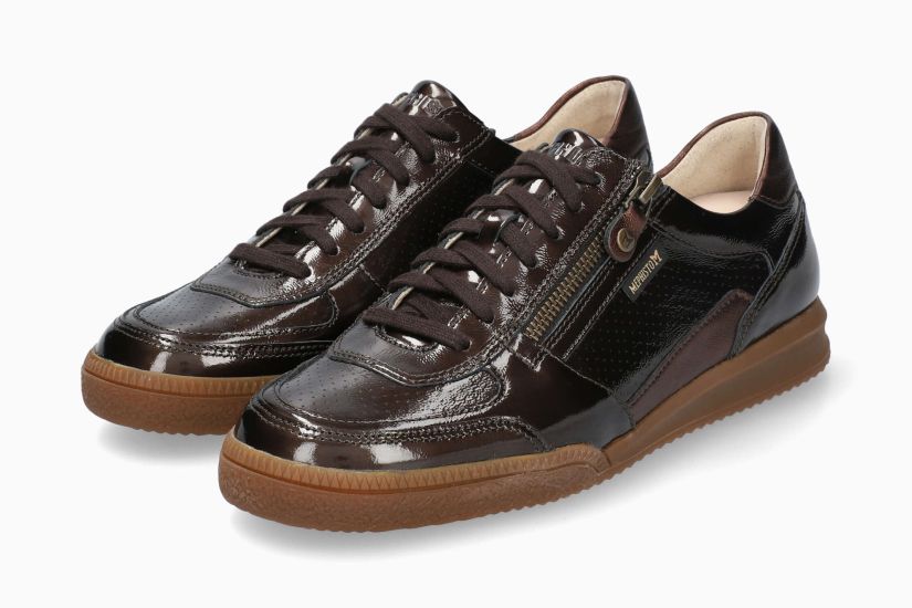 MEPHISTO WALIE | Women Sneaker Metallic Leather Varnished
