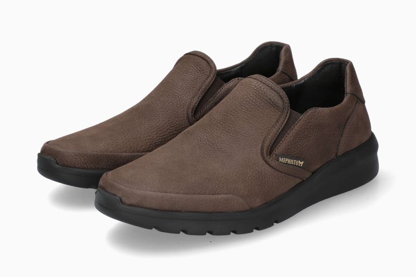 MEPHISTO WILL | Men Shoes Dark Brown Leather Nubuck