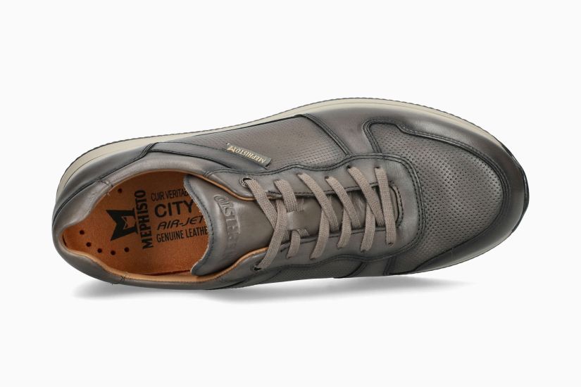 MEPHISTO GEROME | Men Sneaker Grey Leather Smooth