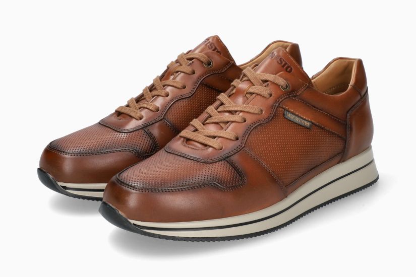 MEPHISTO GEROME | Man Sneaker Kastanjebruin Leer Glad