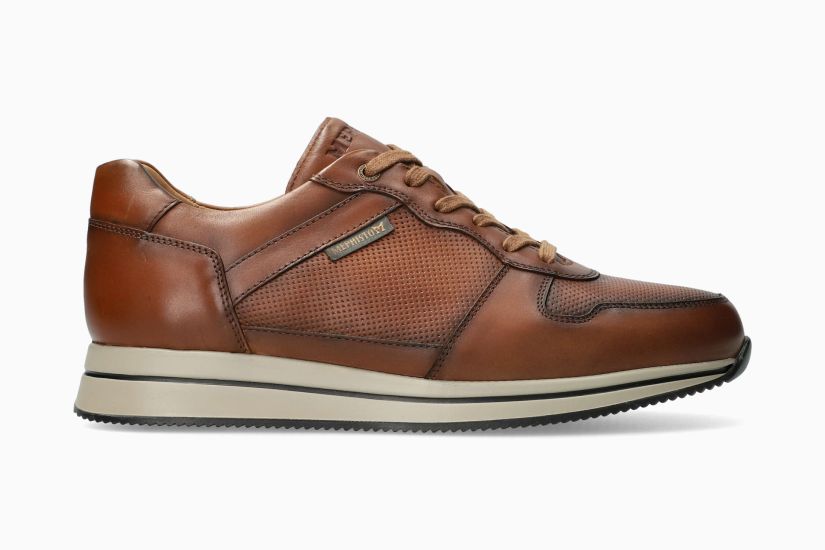 MEPHISTO GEROME | Man Sneaker Kastanjebruin Leer Glad
