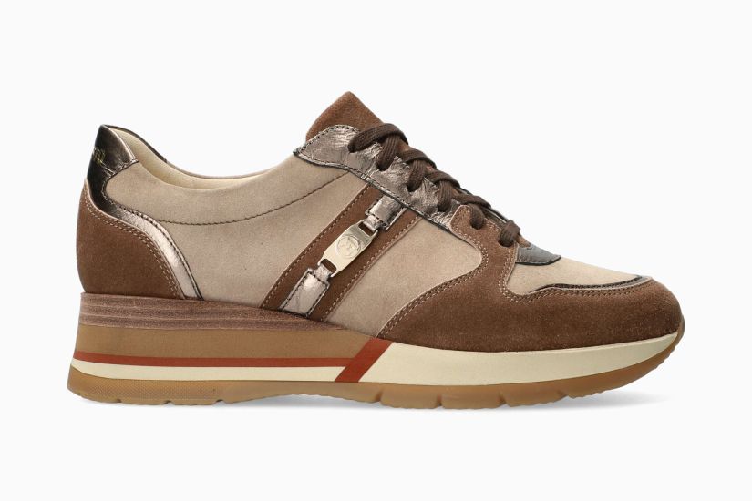 MEPHISTO TEOLINA | Damen Sneaker Braun Leder Veloursleder