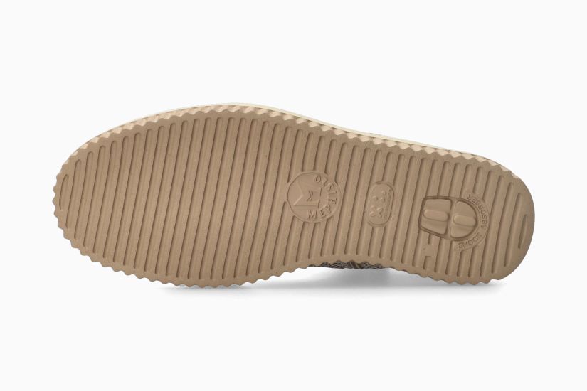 MEPHISTO BIONDA | Mujer Bota Gris Cuero Impresion Fantasia