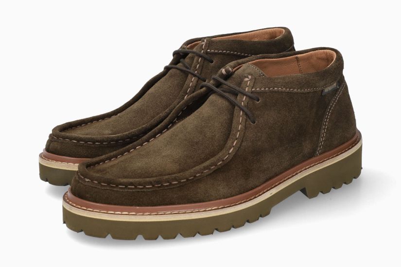 MEPHISTO ALEXANDER | Men Ankle Boots Green Leather Velvet