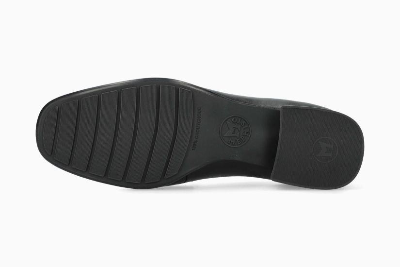 MEPHISTO JOSEPHINE | Mujer Mocasines Negro Cuero Liso