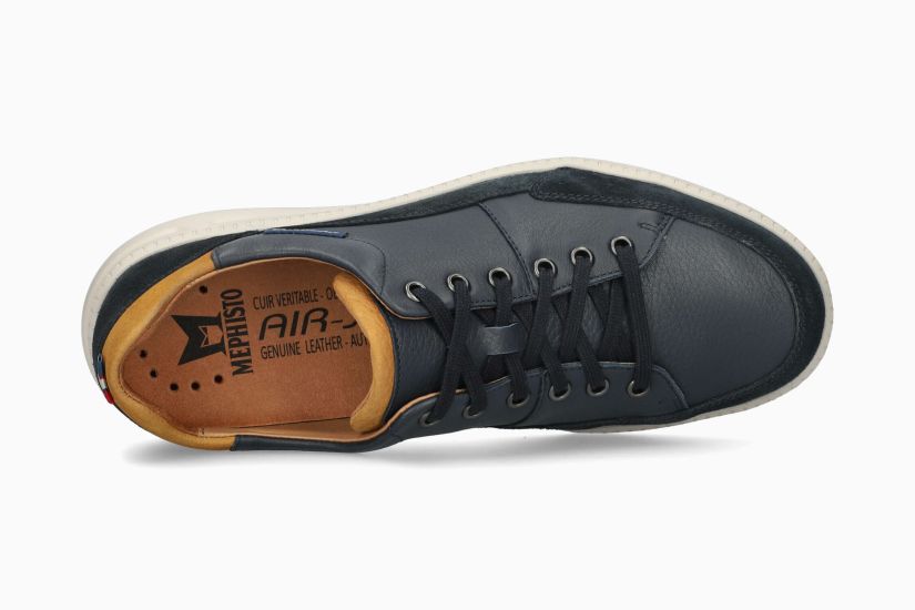 MEPHISTO JANGO | Men Shoes Blue Leather Smooth
