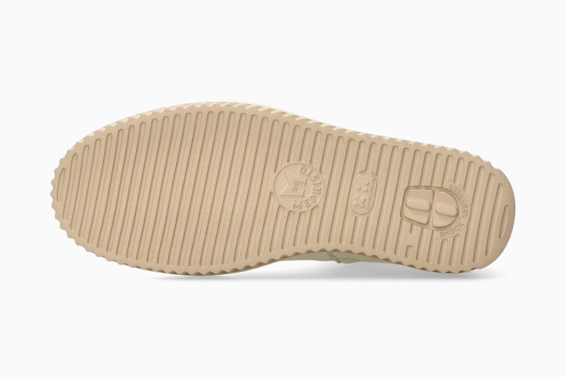 MEPHISTO BADIA | Mujer Bota Beige Cuero Liso