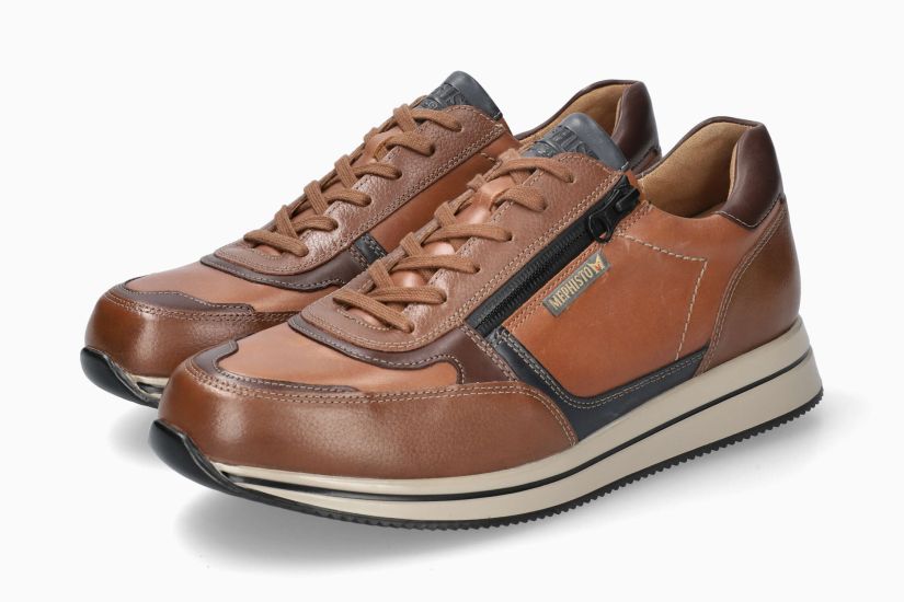 MEPHISTO GILFORD | Uomo Sneaker Marrone Pelle Liscio