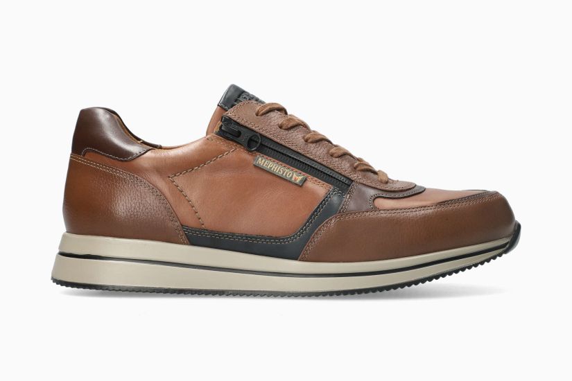 MEPHISTO GILFORD | Uomo Sneaker Marrone Pelle Liscio