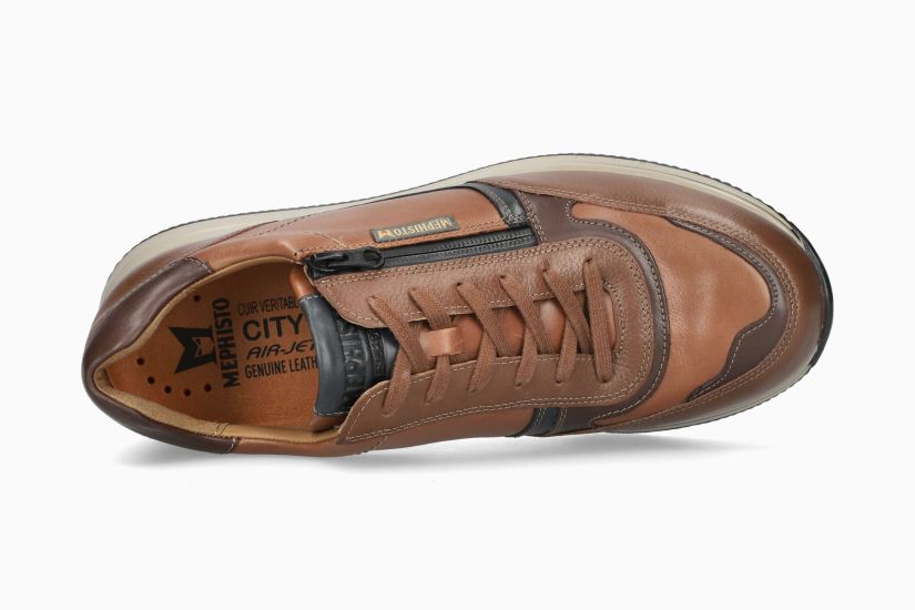 MEPHISTO GILFORD | Uomo Sneaker Marrone Pelle Liscio
