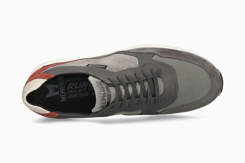 MEPHISTO DRISS | Men Sneaker Dark Grey Leather
Textile Velvet