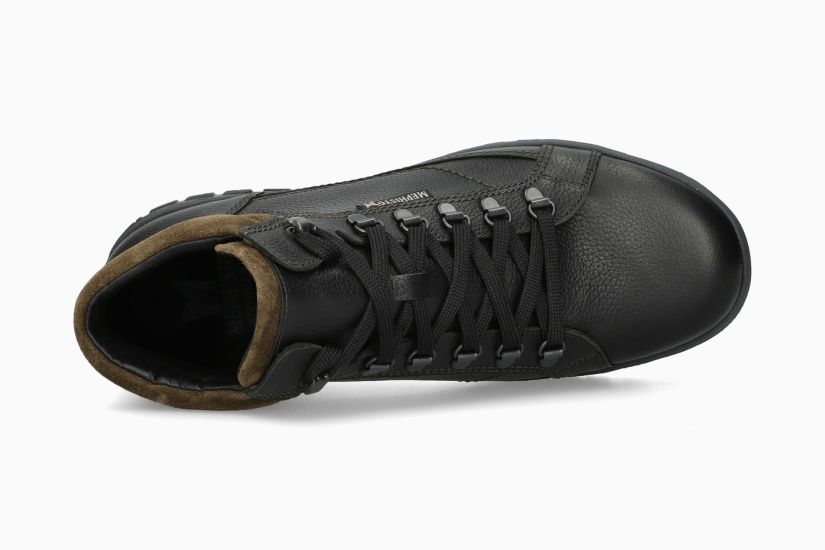 MEPHISTO PITT | Herren Outdoor Schuhe Schwarz Leder Glatt