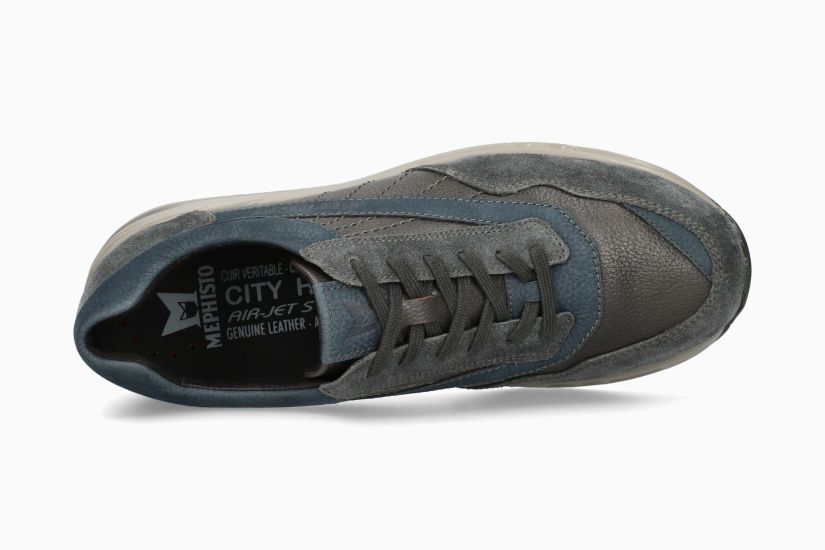 MEPHISTO BARTH | Men Sneaker Metallic Leather Smooth