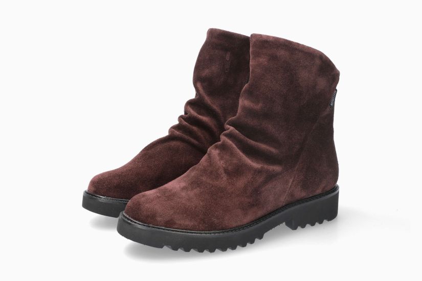 MEPHISTO SIMONIA | Mujer Bota Violeta Cuero Terciopelo