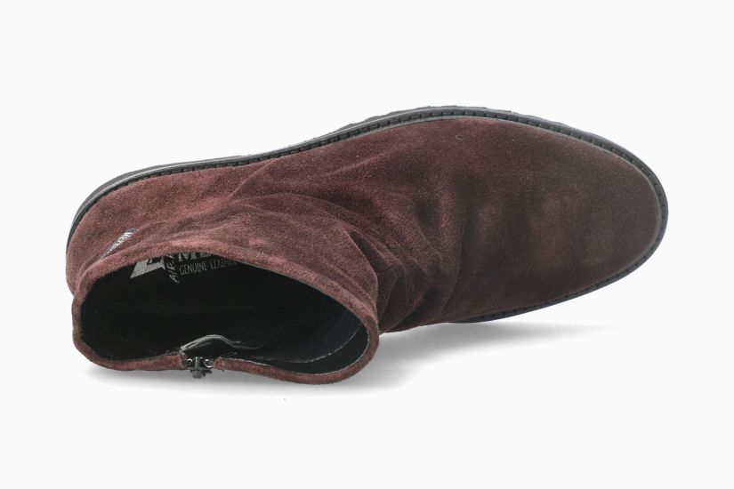 MEPHISTO SIMONIA | Mujer Bota Violeta Cuero Terciopelo