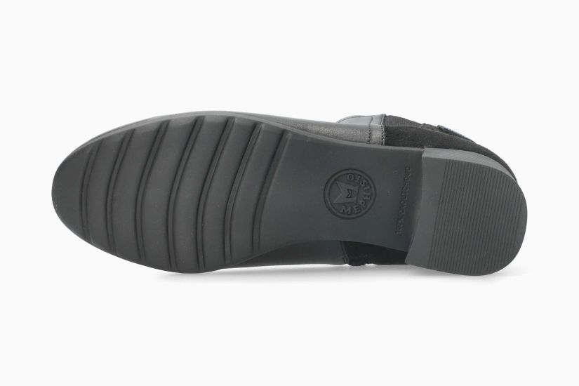 MEPHISTO GENNIFER | Mujer Botas De Tacon Negro Cuero Liso