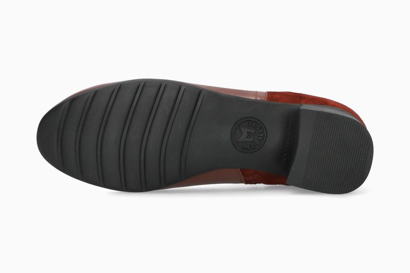MEPHISTO GENNIFER | Mujer Botas De Tacon MarrÓn Oscuro Cuero Liso