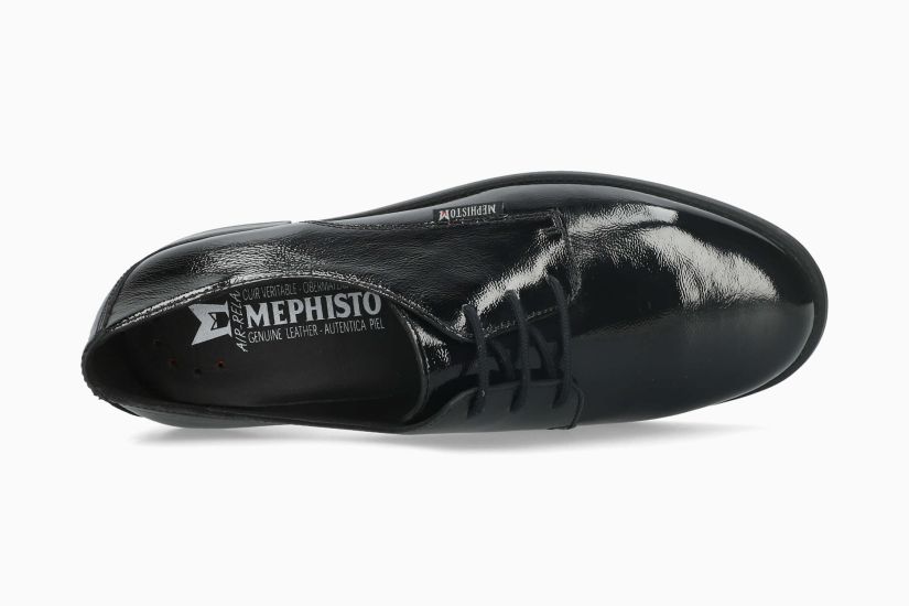 MEPHISTO NINNA | Mujer Calzado Negro Cuero Barniz