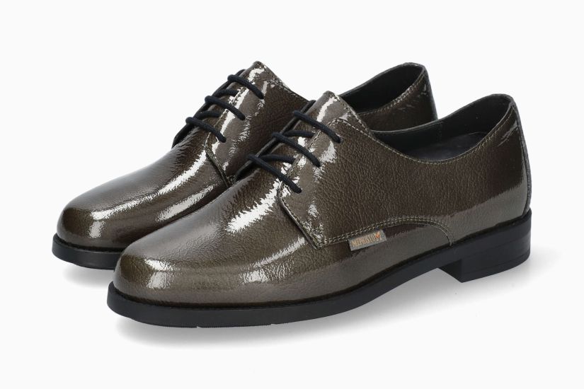 MEPHISTO NINNA | Mujer Calzado Verde Cuero Barniz