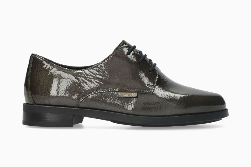 MEPHISTO NINNA | Mujer Calzado Verde Cuero Barniz