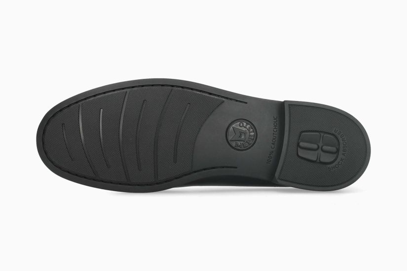 MEPHISTO NEDA | Mujer Mocasines Negro Cuero Barniz