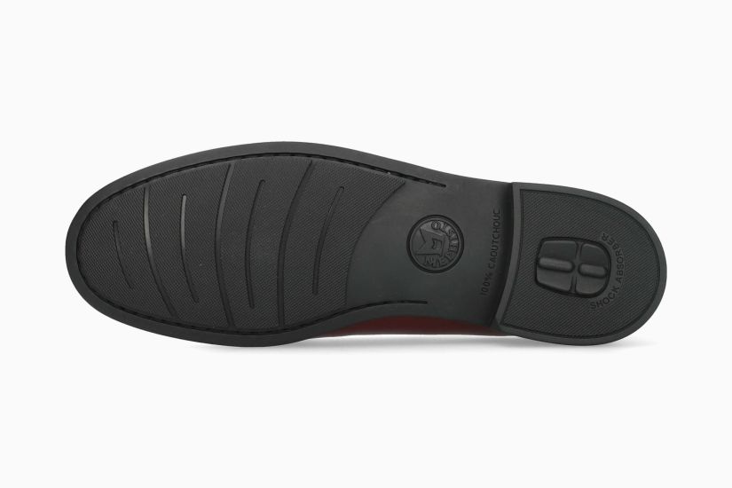 MEPHISTO NEDA | Vrouwen Mocassins Donkerrood Leer Lak