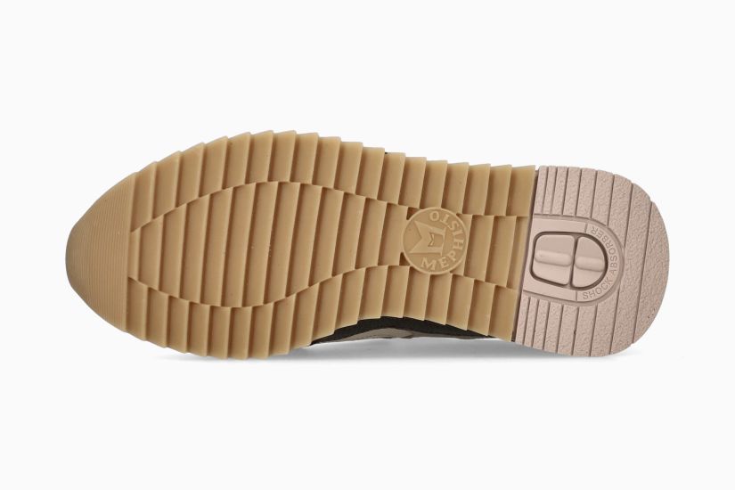 MEPHISTO ANGIE | Vrouwen Sneaker Kastanjebruin Leer Glad