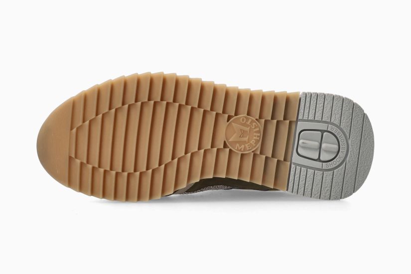 MEPHISTO ANGIE | Vrouwen Sneaker Groen Leer Velouwen
