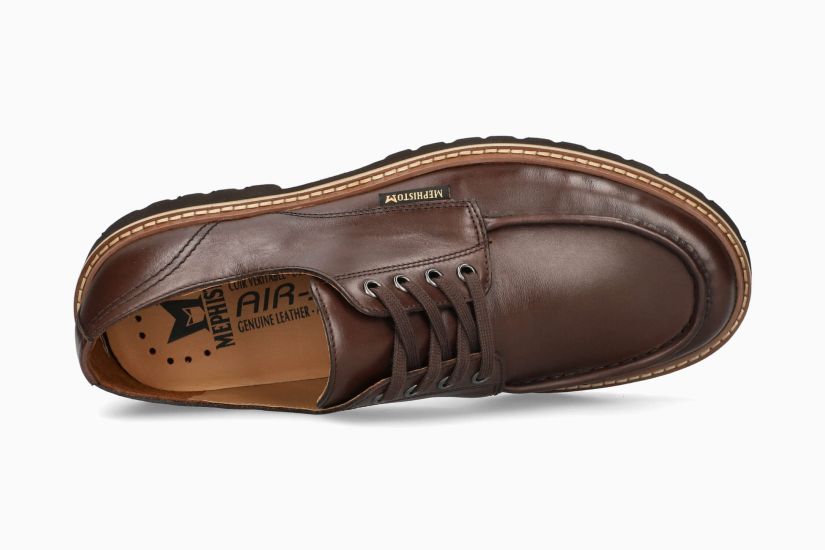 MEPHISTO ALESSANDRO | Men Business Shoes Brown Leather Smooth