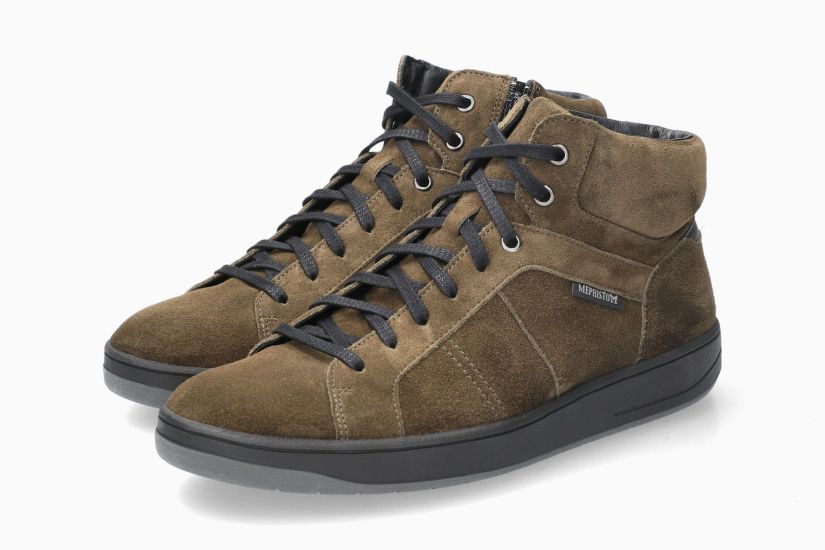MEPHISTO HASSAN | Men Sneaker Green Leather Velvet