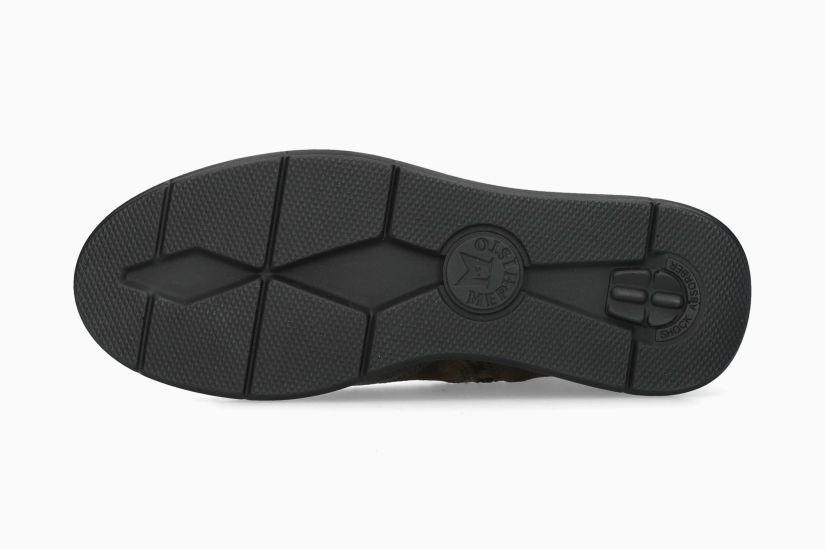 MEPHISTO PHANY | Mujer Bota Marron Cuero Terciopelo