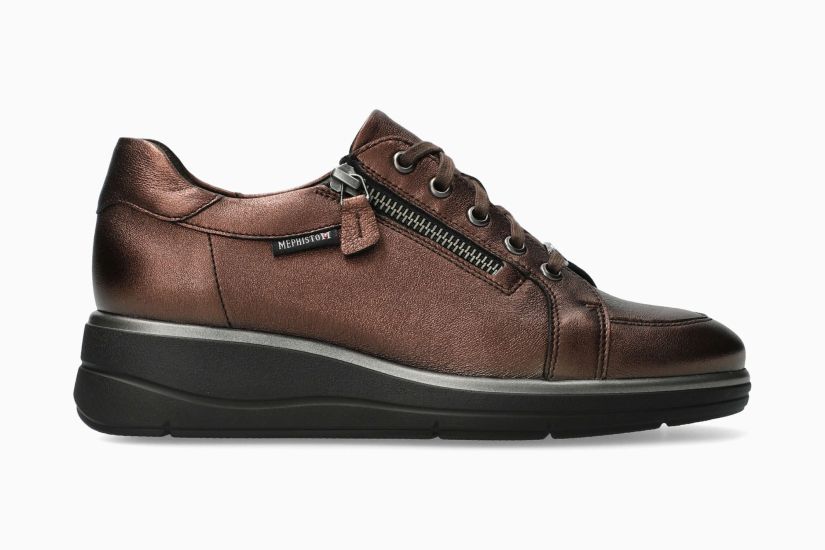 MEPHISTO PELAGIA | Mujer Calzado MetÁlicos Cuero Metalico
