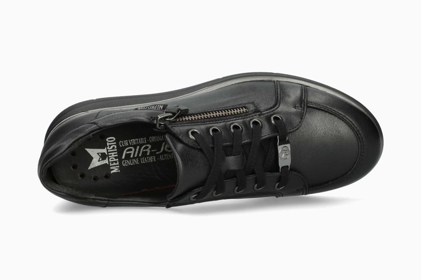 MEPHISTO PELAGIA | Mujer Calzado Negro Cuero Liso