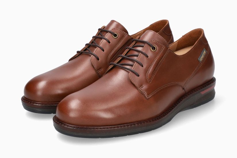 MEPHISTO FILIP | Men Business Shoes Dark Brown Leather Smooth