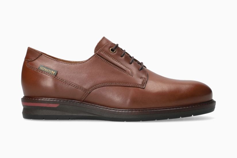 MEPHISTO FILIP | Men Business Shoes Dark Brown Leather Smooth