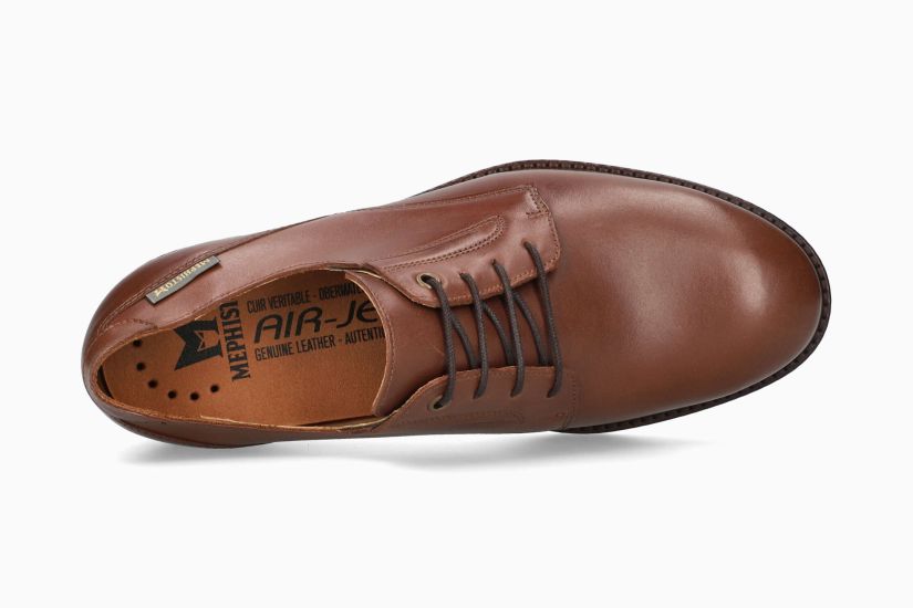 MEPHISTO FILIP | Men Business Shoes Dark Brown Leather Smooth