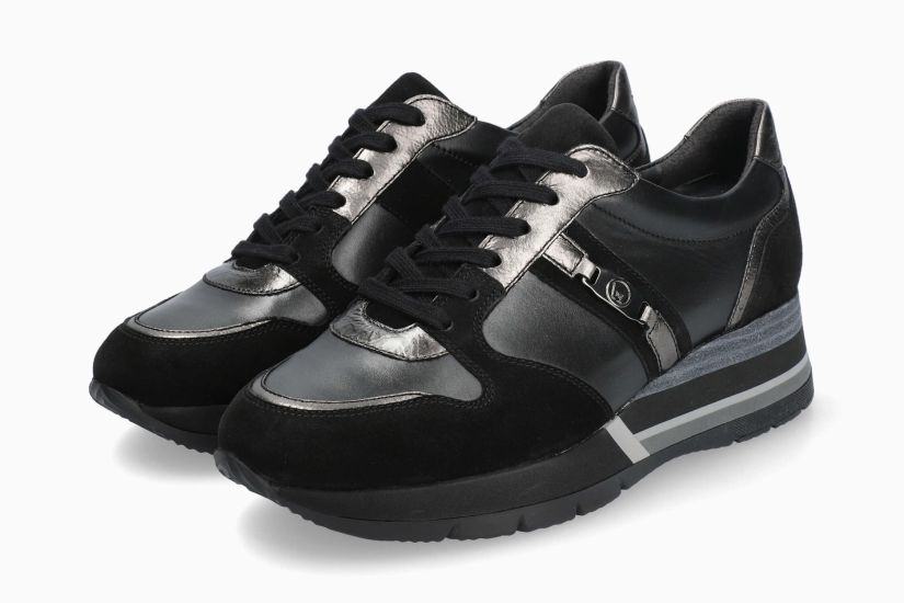 MEPHISTO TEOLINA | Vrouwen Sneaker Zwart Leer Velouwen