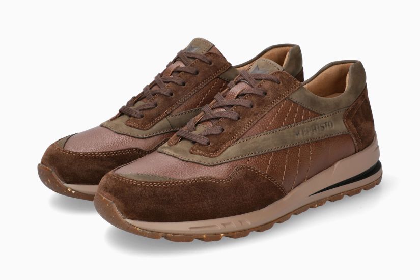 MEPHISTO BARTH | Men Sneaker Dark Brown Leather Smooth