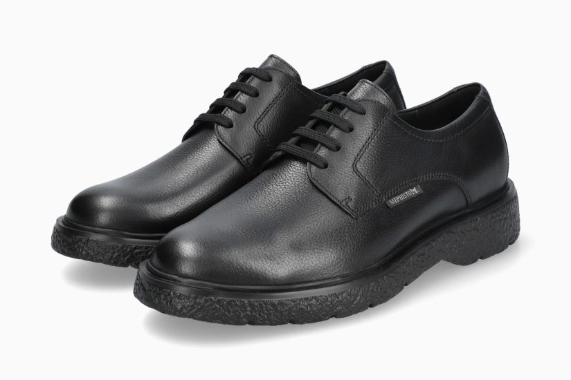 MEPHISTO EDDY | Men Shoes Black Leather Smooth