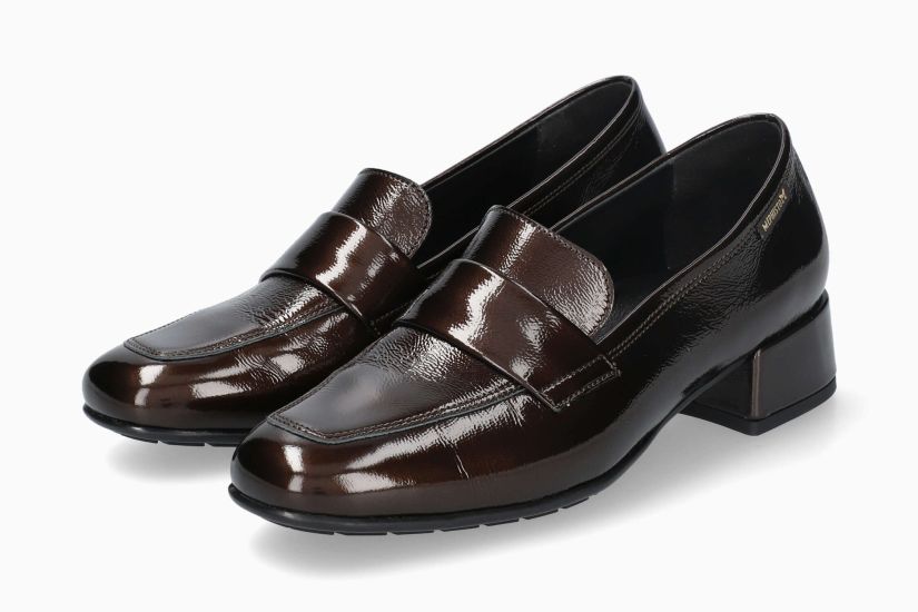 MEPHISTO JOSEPHINE | Mujer Mocasines MetÁlicos Cuero Barniz