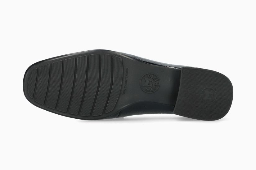MEPHISTO JOSEPHINE | Mujer Mocasines Azul Oscuro Cuero Barniz