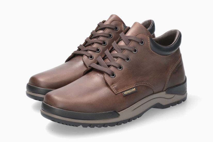 MEPHISTO CLEMENT | Herren Outdoor Schuhe Dunkelbraun Leder Glatt