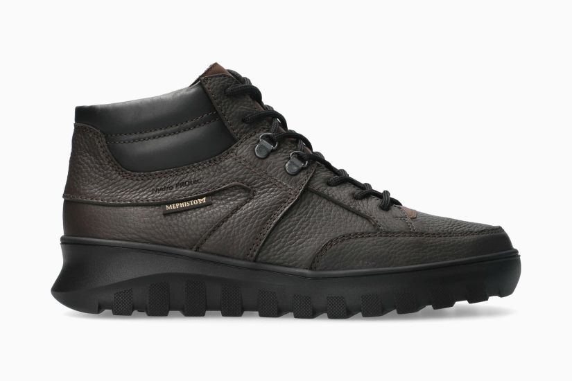 MEPHISTO FOSCO | Herren Outdoor Schuhe Dunkelbraun Leder Glatt