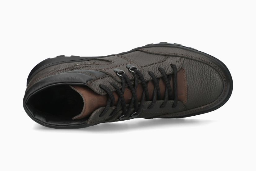 MEPHISTO FOSCO | Herren Outdoor Schuhe Dunkelbraun Leder Glatt