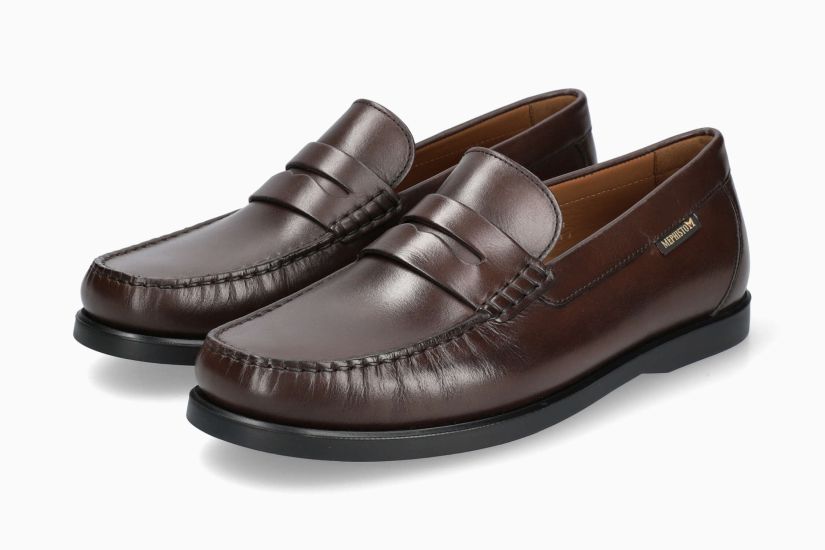 MEPHISTO NIKLAS | Men Mocassins Brown Leather Velvet